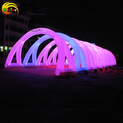 Luminous inflatable arches are used for competitions and sports, waterproof outdoor combination inflatable arches are used for advertising