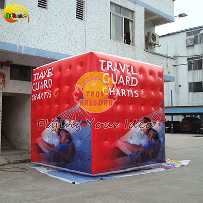Strong cube inflatable helium balloon for promotion Publicity