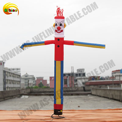 Strong one leg inflatable dancer for promotion Publicity