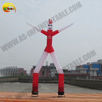 Strong two leg inflatable dancer for promotion Publicity