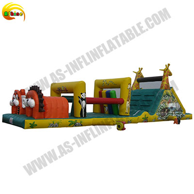 Strong inflatable obstacle course for promotion Publicity