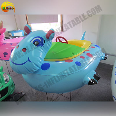 Strong inflatable animal tyre bumper boat for promotion Publicity