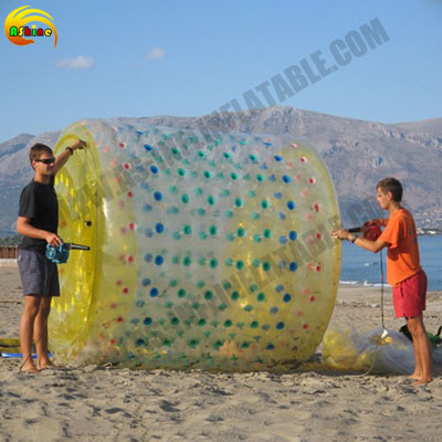 Strong inflatable roller ball for promotion Publicity